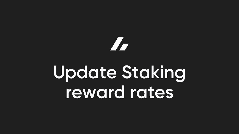 6 new Staking assets & update reward rates