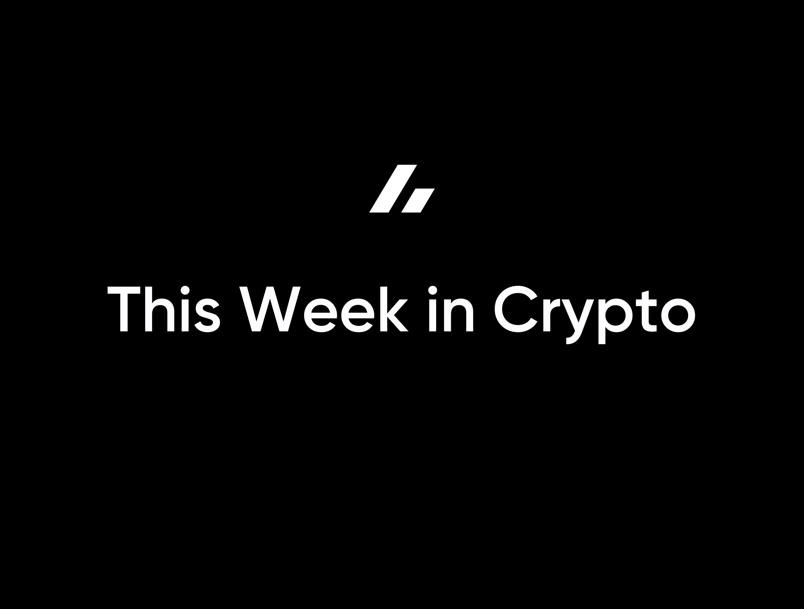 This Week in Crypto - 24th of November